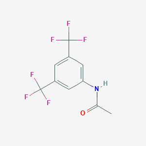 molecular formula C10H7F6NO B090909 n-[3,5-Bis(trifluoromethyl)phenyl]acetamide CAS No. 16143-84-3