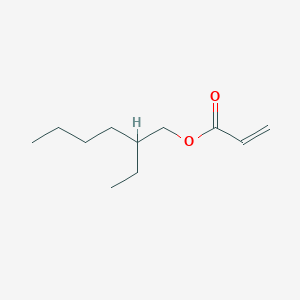 molecular formula C11H20O2<br>CH2=CHCOOC8H17<br>C11H20O2 B090911 2-Ethylhexyl acrylate CAS No. 103-11-7
