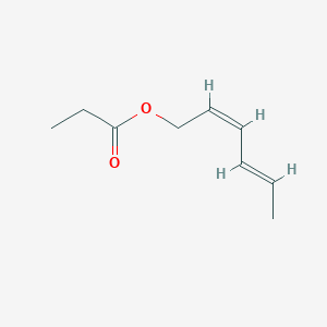 molecular formula C9H14O2 B090916 2,4-Hexadienyl propionate CAS No. 16491-25-1