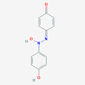 molecular formula C12H10N2O3 B090921 Phenol, 4,4'-(1-oxido-1,2-diazenediyl)bis- CAS No. 15596-57-3