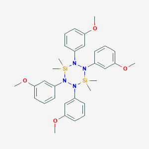 1,2,4,5-Tetrakis(3-methoxyphenyl)-3,3,6,6-tetramethyl-1,2,4,5,3,6-tetrazadisilinane