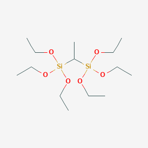 molecular formula C14H34O6Si2 B090929 1,1-Bis(triethoxysilyl)ethane CAS No. 16068-36-3
