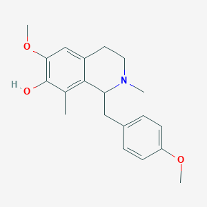 molecular formula C20H25NO3 B090938 Hemirepanduline CAS No. 16767-25-2