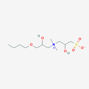 1-Propanaminium, 3-butoxy-2-hydroxy-N-(2-hydroxy-3-sulfopropyl)-N,N-dimethyl-, inner salt