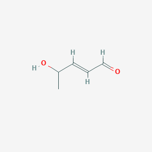 molecular formula C5H8O2 B090943 4-Hydroxypentenal CAS No. 16931-17-2