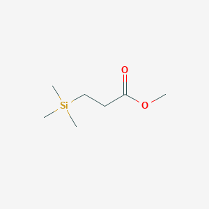 molecular formula C7H16O2Si B090950 methyl 3-trimethylsilylpropanoate CAS No. 18296-04-3