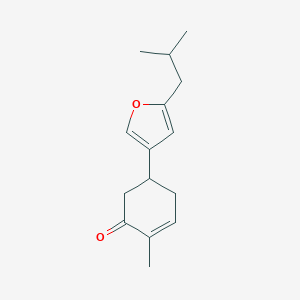 molecular formula C15H20O2 B090951 (S)-Bilobanone CAS No. 17015-33-7
