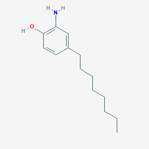 molecular formula C14H23NO B090965 2-amino-4-octylphenol CAS No. 18733-06-7