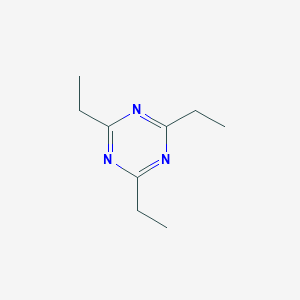molecular formula C9H15N3 B090978 2,4,6-Triethyltriazine CAS No. 1009-74-1