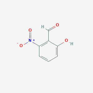 molecular formula C7H5NO4 B090988 2-Hydroxy-6-nitrobenzaldehyde CAS No. 16855-08-6