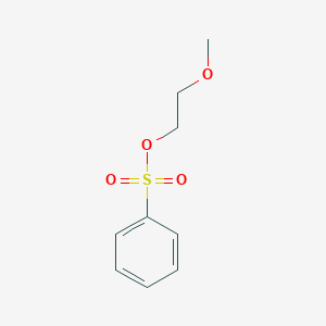 molecular formula C9H12O4S B090996 2-Methoxyethyl benzenesulfonate CAS No. 17178-08-4