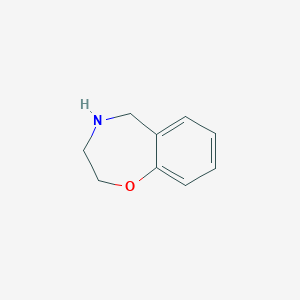 molecular formula C9H11NO B090999 2,3,4,5-Tetrahydrobenzo[f][1,4]oxazepine CAS No. 17775-01-8