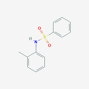 molecular formula C13H13NO2S B091015 N-(2-methylphenyl)benzenesulfonamide CAS No. 18457-86-8