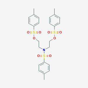 molecular formula C25H29NO8S3 B091027 N,N-Bis[2-(p-tolylsulfonyloxy)ethyl]-p-toluenesulfonamide CAS No. 16695-22-0