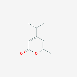 molecular formula C9H12O2 B009103 6-Methyl-4-propan-2-ylpyran-2-one CAS No. 106319-08-8