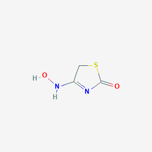 molecular formula C3H4N2O2S B091035 2,4-Thiazolidinedione, 4-oxime CAS No. 19387-59-8