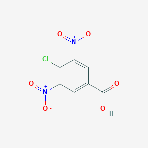 molecular formula C7H3ClN2O6 B091040 4-Chloro-3,5-dinitrobenzoic acid CAS No. 118-97-8