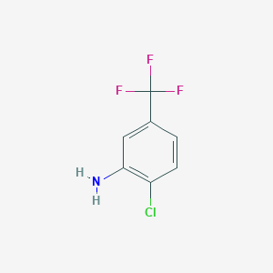 molecular formula C7H5ClF3N B091045 3-Amino-4-chlorobenzotrifluoride CAS No. 121-50-6