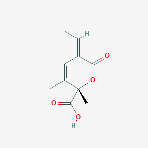 molecular formula C10H12O4 B009105 Clivonecic acid CAS No. 19776-81-9