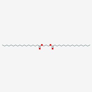 molecular formula C39H76O4 B091051 Stearic acid, trimethylene ester CAS No. 17367-44-1