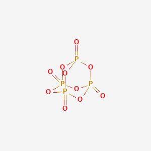 molecular formula P2O5<br>O10P4 B091053 Tetraphosphorus decaoxide CAS No. 16752-60-6