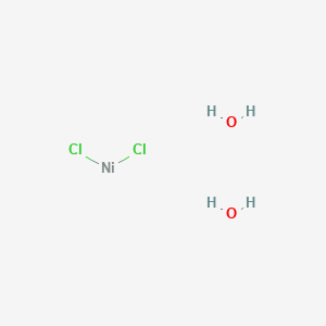 molecular formula Cl2H4NiO2 B091061 Dichloronickel;dihydrate CAS No. 17638-48-1