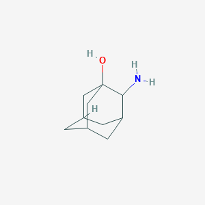 molecular formula C10H17NO B091063 2-Aminoadamantan-1-ol CAS No. 17744-02-4
