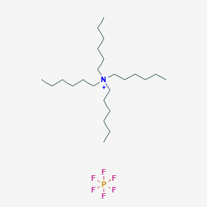 molecular formula C24H52F6NP B009107 Tetrahexylammonium hexafluorophosphate CAS No. 109241-90-9