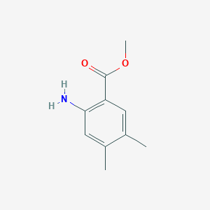 molecular formula C10H13NO2 B091078 Methyl 2-amino-4,5-dimethylbenzoate CAS No. 19258-73-2
