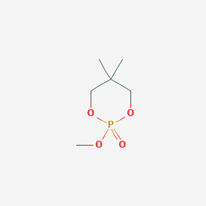 molecular formula C6H13O4P B091079 1,3,2-Dioxaphosphorinane, 2-methoxy-5,5-dimethyl-, 2-oxide CAS No. 1005-96-5