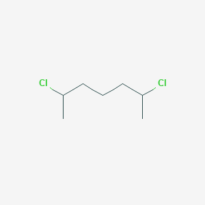 molecular formula C7H14Cl2 B091080 2,6-Dichloroheptane CAS No. 15880-12-3