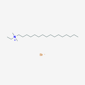 molecular formula C20H44BrN B091091 Cetyldimethylethylammonium bromide CAS No. 124-03-8