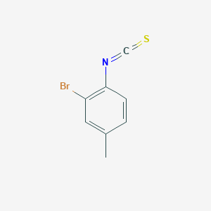 molecular formula C8H6BrNS B091095 2-溴-4-甲基苯基异硫氰酸酯 CAS No. 19241-39-5