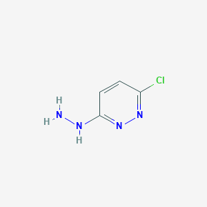 molecular formula C4H5ClN4 B091096 3-Chloro-6-hydrazinopyridazine CAS No. 17284-97-8