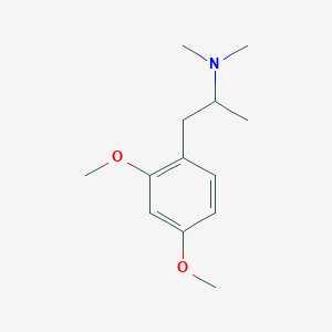 molecular formula C13H21NO2 B009110 2,4-Dimethoxy-N,N-dimethylphenylisopropylamine CAS No. 102145-22-2