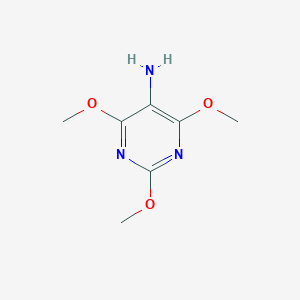 molecular formula C7H11N3O3 B091103 2,4,6-Trimethoxypyrimidin-5-amine CAS No. 16097-43-1