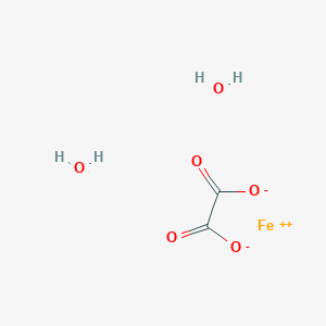 molecular formula C2H4FeO6 B091104 Ferrous oxalate dihydrate CAS No. 1047-25-2