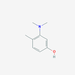 molecular formula C9H13NO B091108 3-(Dimethylamino)-4-methylphenol CAS No. 119-31-3