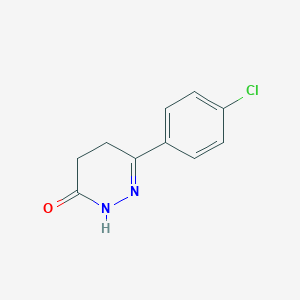 molecular formula C10H9ClN2O B091117 6-(4-chlorophenyl)-4,5-dihydropyridazin-3(2H)-one CAS No. 1079-73-8