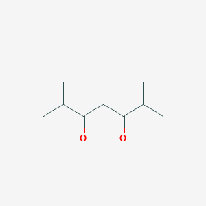 molecular formula C9H16O2 B091118 2,6-Dimethyl-3,5-heptanedione CAS No. 18362-64-6