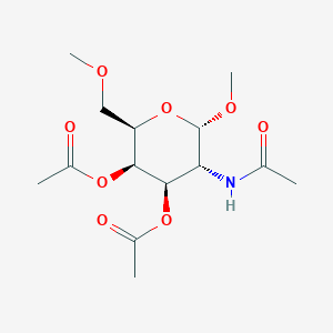 Methyl 3-O,4-O-diacetyl-2-(acetylamino)-2-deoxy-6-O-methyl-alpha-D-galactopyranoside
