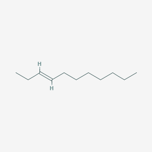 molecular formula C11H22 B091121 (E)-3-十一烯 CAS No. 1002-68-2