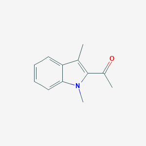 molecular formula C12H13NO B091126 1-(1,3-dimethylindol-2-yl)ethanone CAS No. 16244-26-1