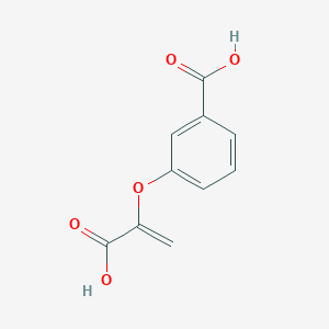 molecular formula C10H8O5 B091144 3-[(1-Carboxyvinyl)oxy]benzoic acid CAS No. 16929-37-6