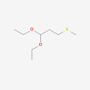 molecular formula C8H18O2S B091148 Methional diethyl acetal CAS No. 16630-61-8