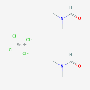 molecular formula C6H13Cl4N2O2Sn B091150 Tetrachlorobis(N,N-dimethylformamide-O)tin CAS No. 16902-02-6