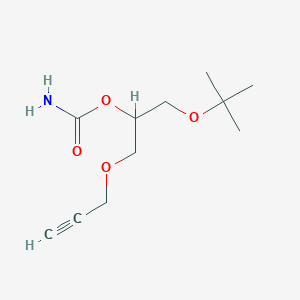 molecular formula C11H19NO4 B091155 1-tert-Butoxy-3-(2-propynyloxy)-2-propanol carbamate CAS No. 16221-56-0