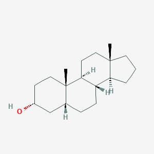 molecular formula C19H32O B091157 Androstan-3-ol, (3a,5b)- CAS No. 15360-53-9