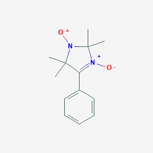 molecular formula C13H17N2O2 B091160 2,2,5,5-Tetramethyl-4-phenyl-3-imidazoline-3-oxide-1-oxyl CAS No. 18796-03-7