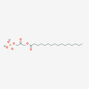 molecular formula C19H37O7P B091164 1-Palmitoylglycerone 3-phosphate CAS No. 17378-38-0